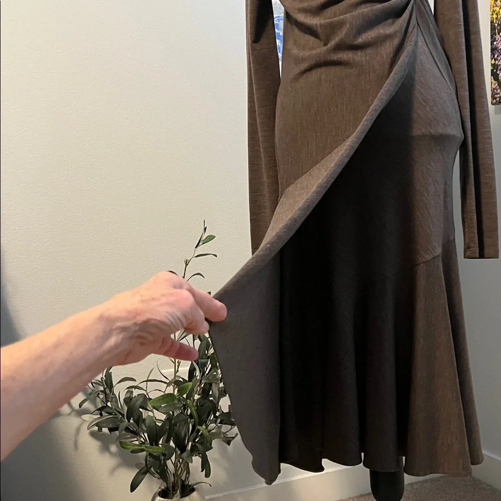Brunello Cucinelli Wool Blend Midi Dress - Picture 4 of 13